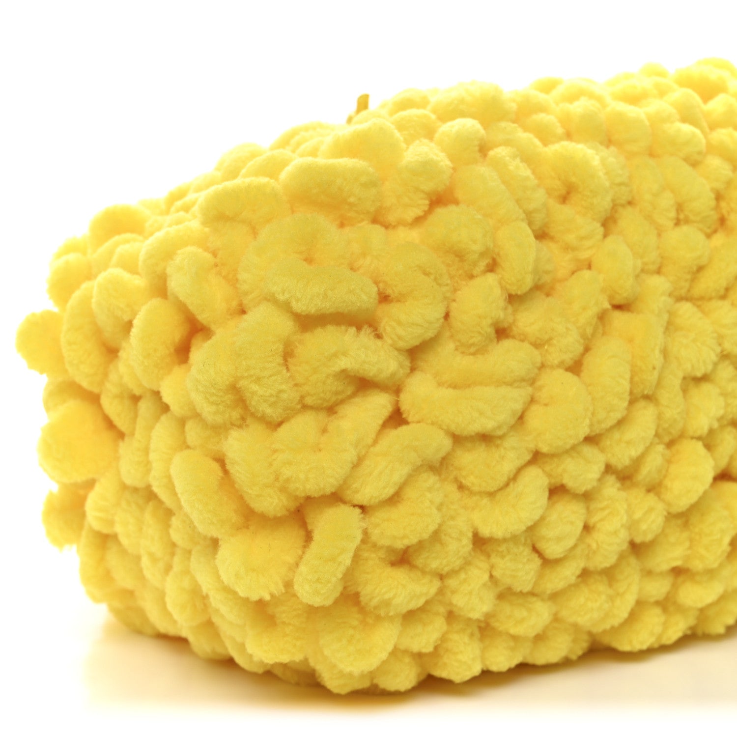 Chenille The Mini Pouch Lemon