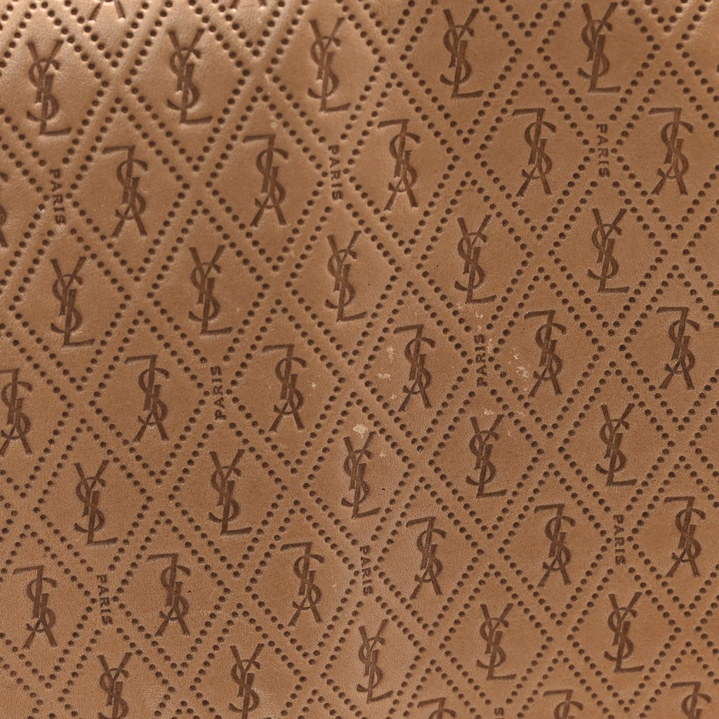 Calfskin Monogram Deli Paper Bag Vintage Beige