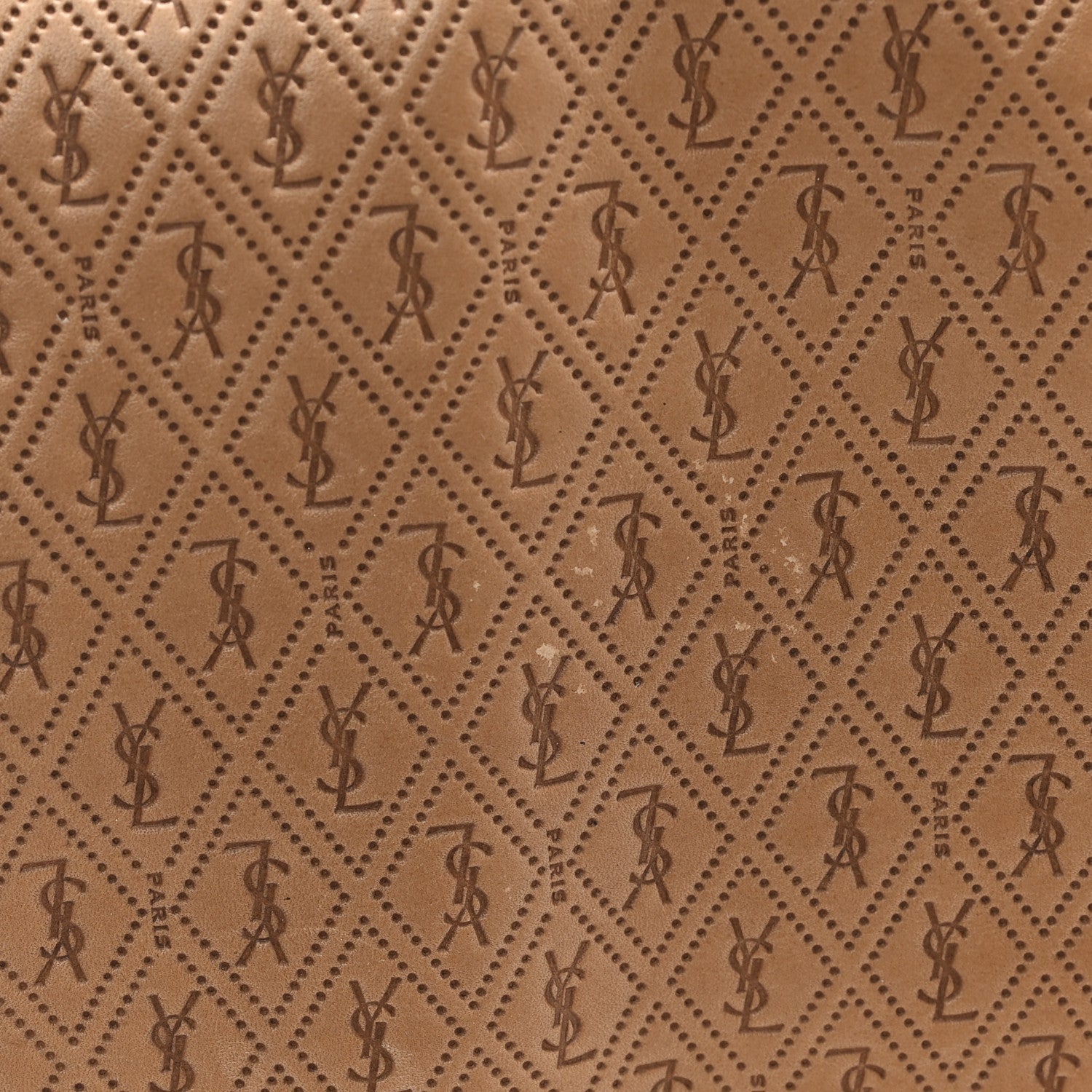 Calfskin Monogram Deli Paper Bag Vintage Beige