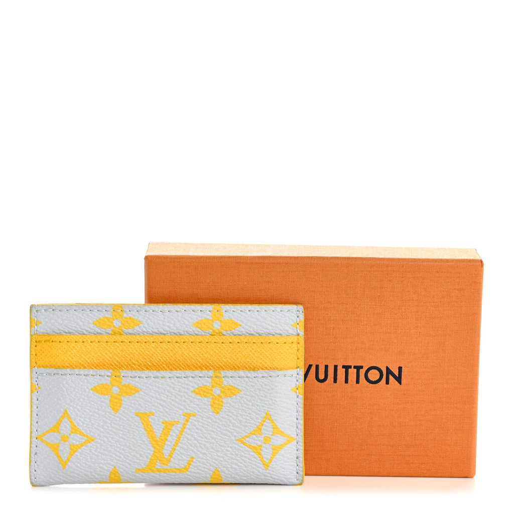 Monogram Glow Double  Holder Gray Yellow