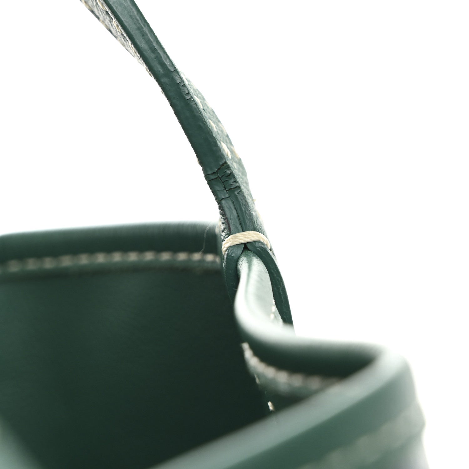 Goyardine Reversible Mini Anjou Green