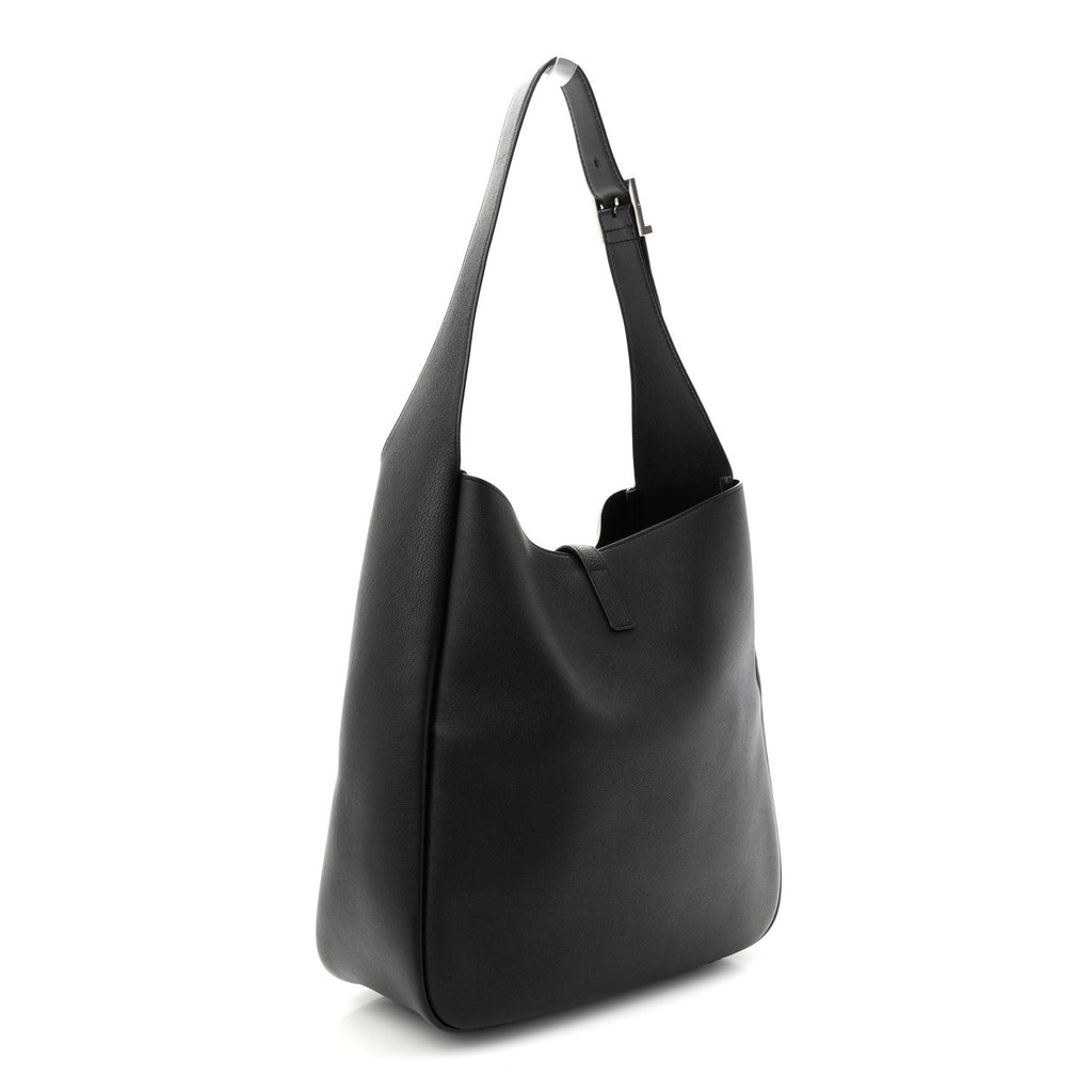 Smooth Calfskin Large Le 5 A 7 Soft Hobo Black