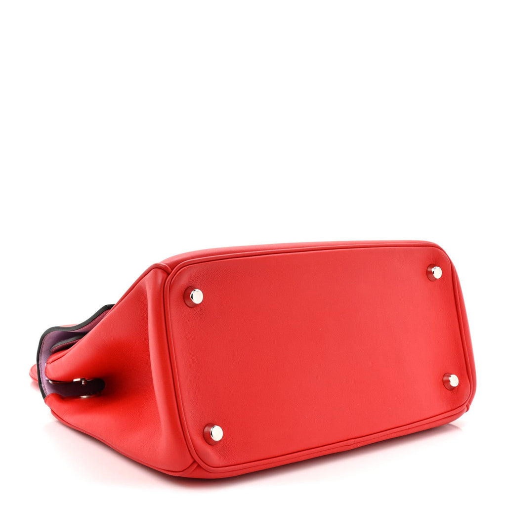 Calfskin Small Be Dior Flap Red
