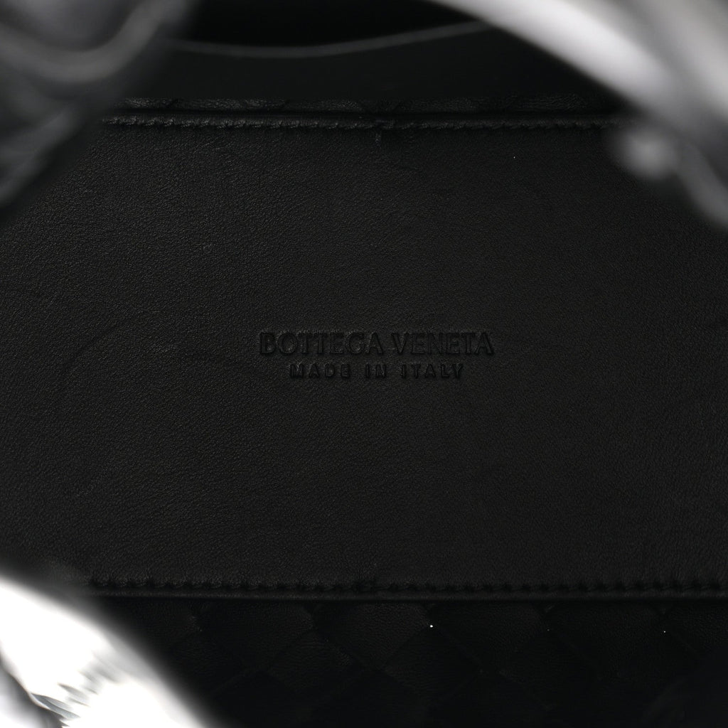 Nappa Intrecciato Small Andiamo Shoulder Bag Black