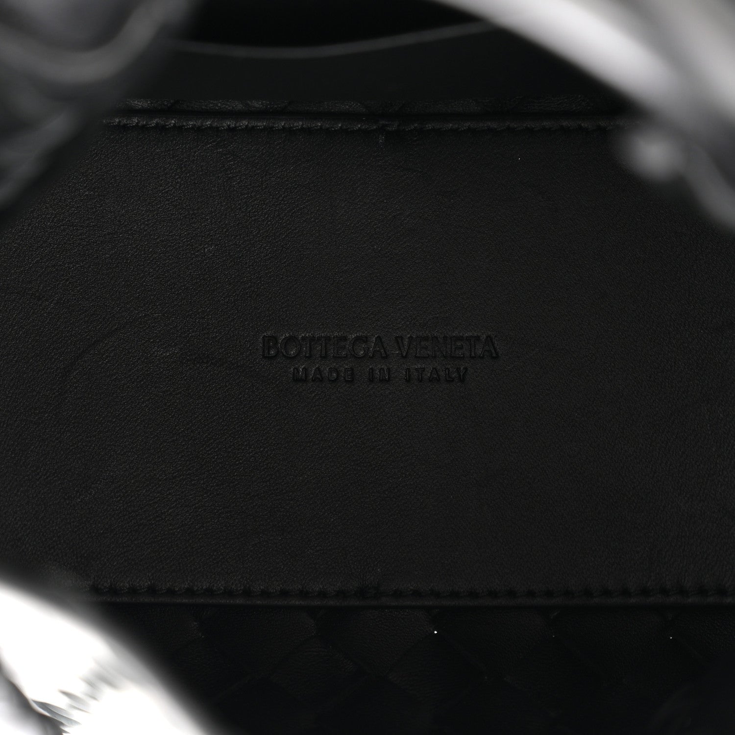 Nappa Intrecciato Small Andiamo Shoulder Bag Black