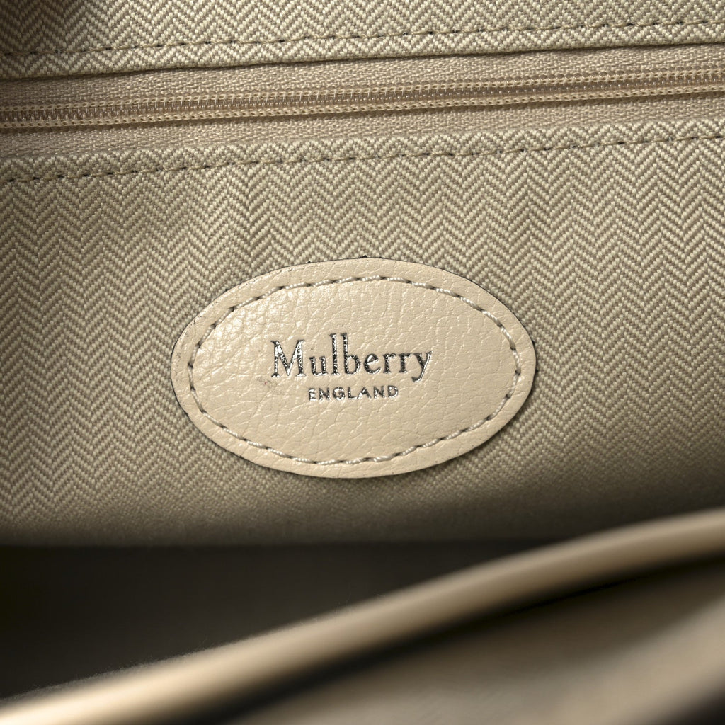 High Shine Calfskin Medium Alexa Eggshell