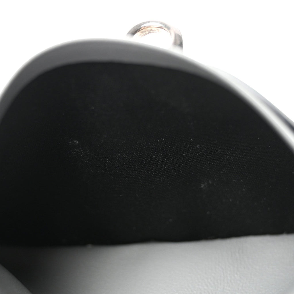Smooth Calfskin Rodeo Flap  Holder Cloud Grey