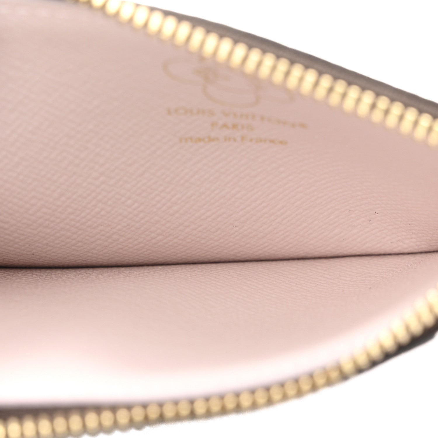 Monogram Vivenne Winter Holiday Zipped Romy  Holder Snowy Pearl