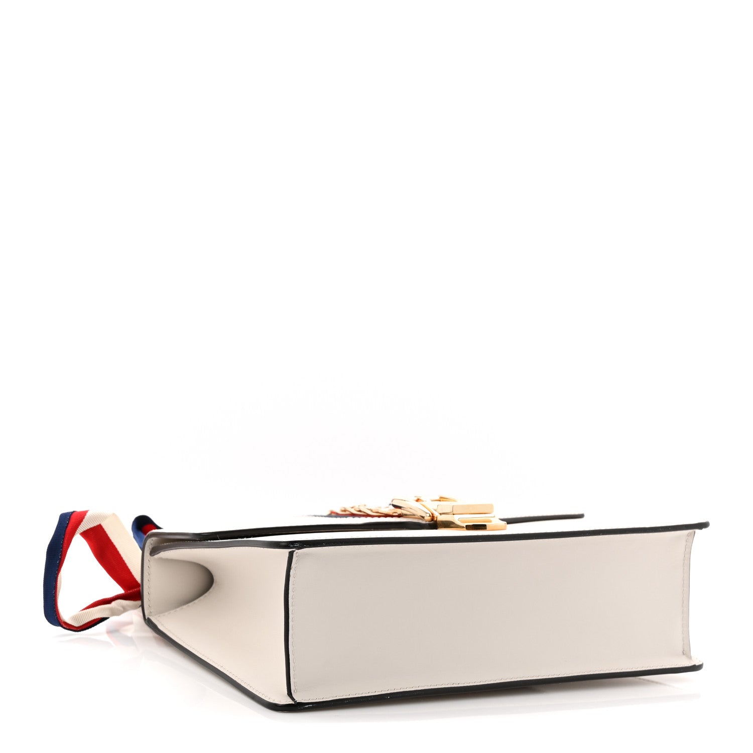 Calfskin Small Sylvie Shoulder Bag Off White