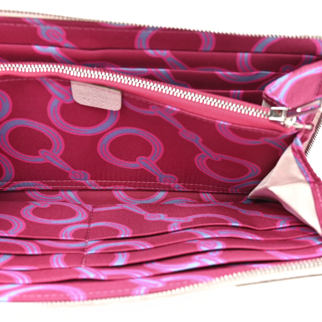 Epsom Silk'In Wallet Gris Pale
