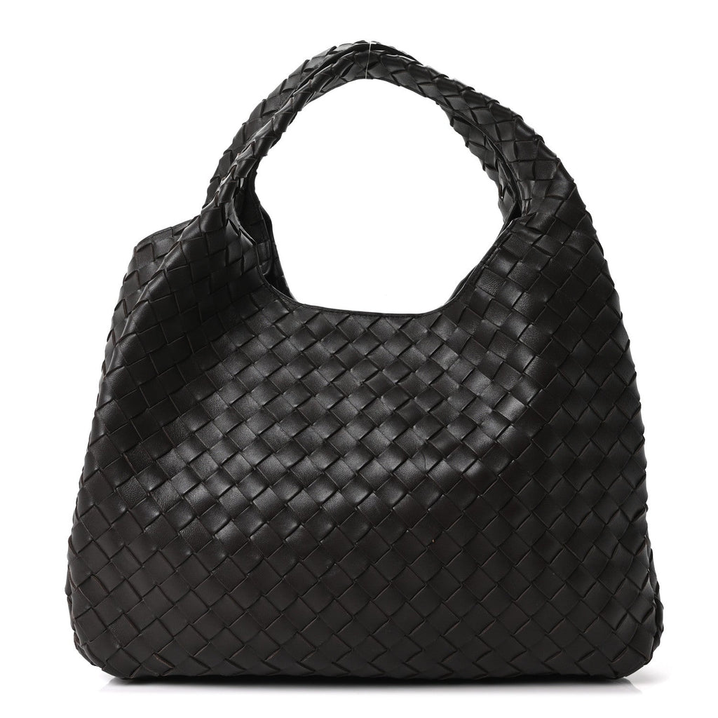 Nappa Intrecciato Large Campana Shoulder Bag Fondant