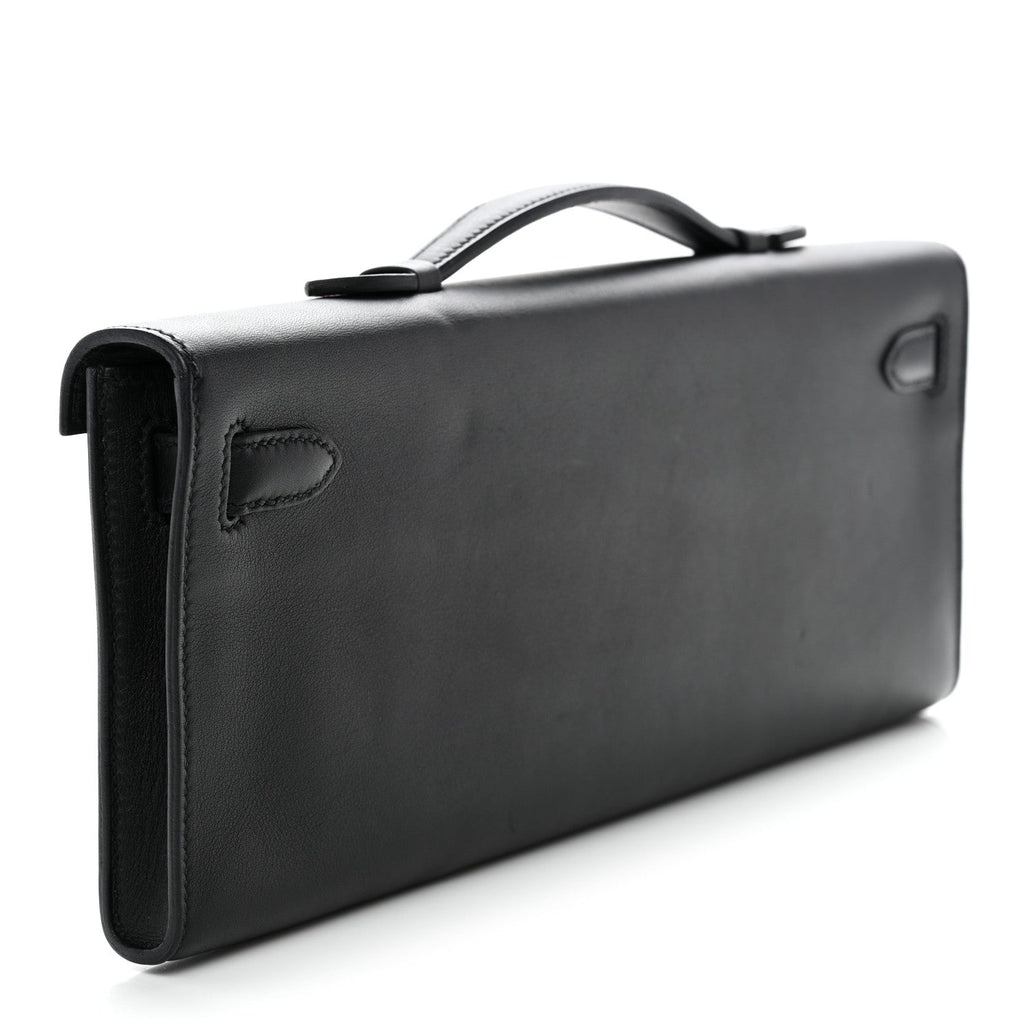 Swift Kelly Cut Clutch Pochette Black