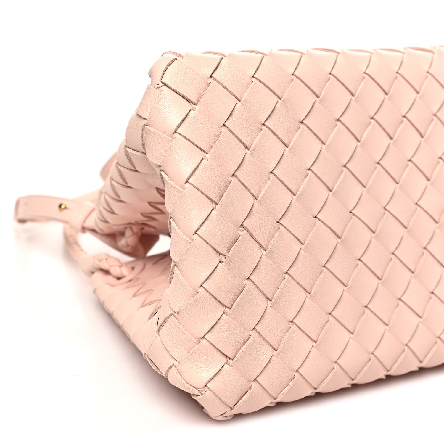 Nappa Intrecciato Small Parachute Shoulder Bag Cameo
