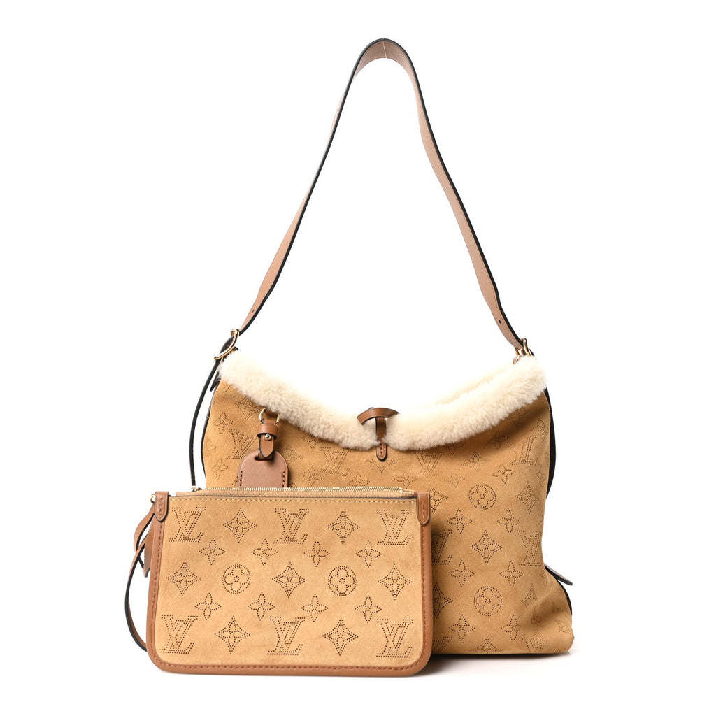 Suede Mahina CarryAll PM Beige