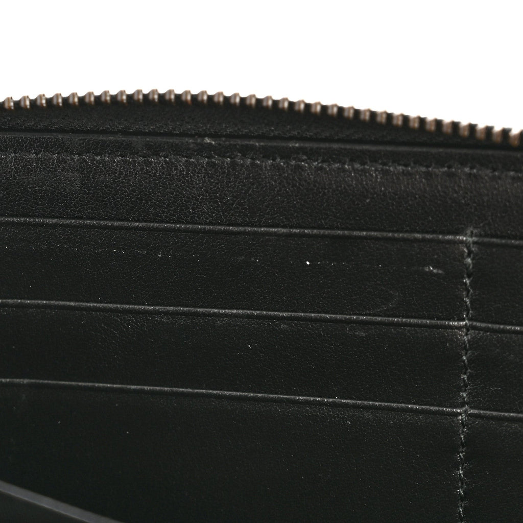 Calfskin Matelasse GG Marmont Zip Around Organizer Wallet Black