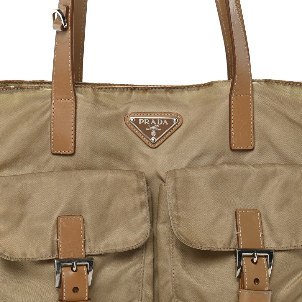 Nylon Vela Shopping Tote Sesamo