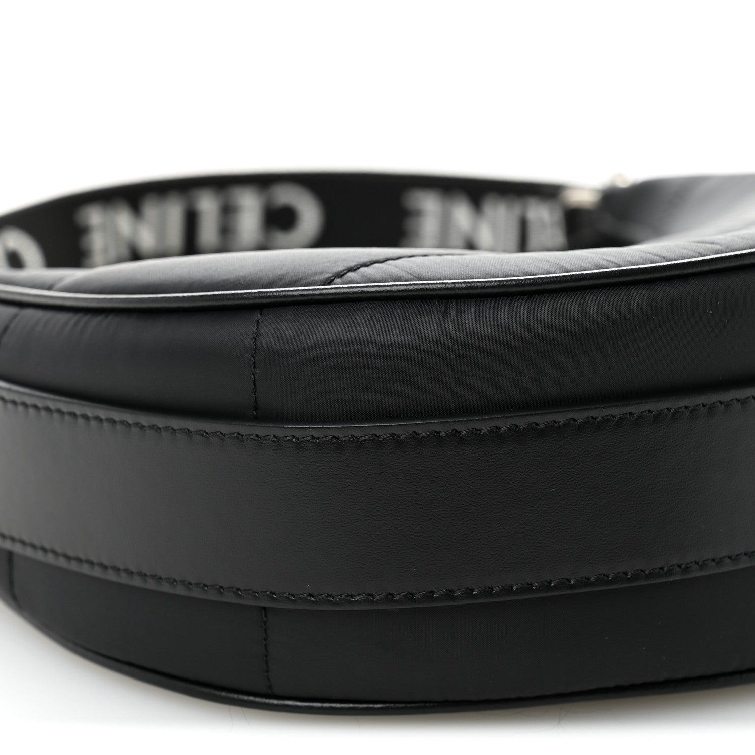 Nylon Ava Shoulder Bag Black