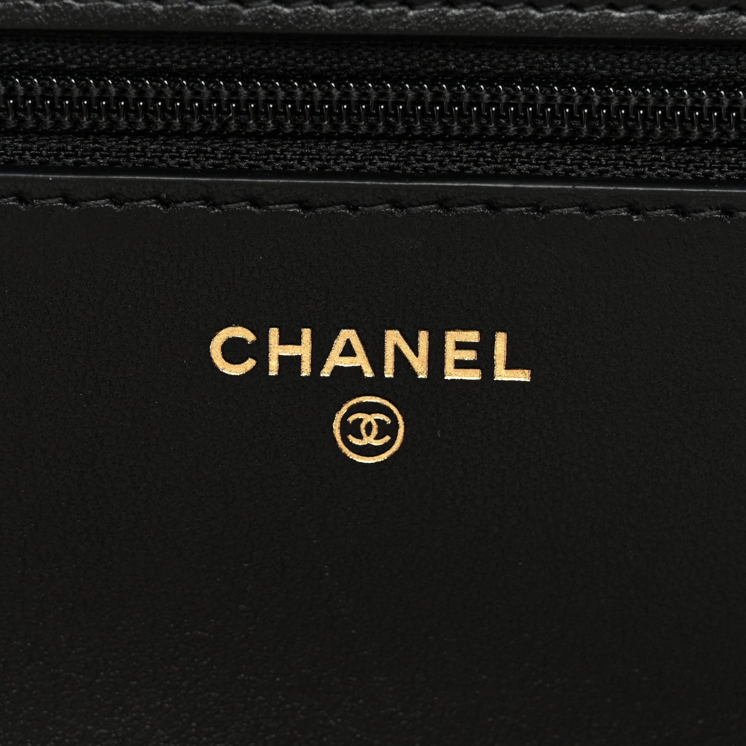 Caviar Quilted Boy Wallet On Chain WOC Black