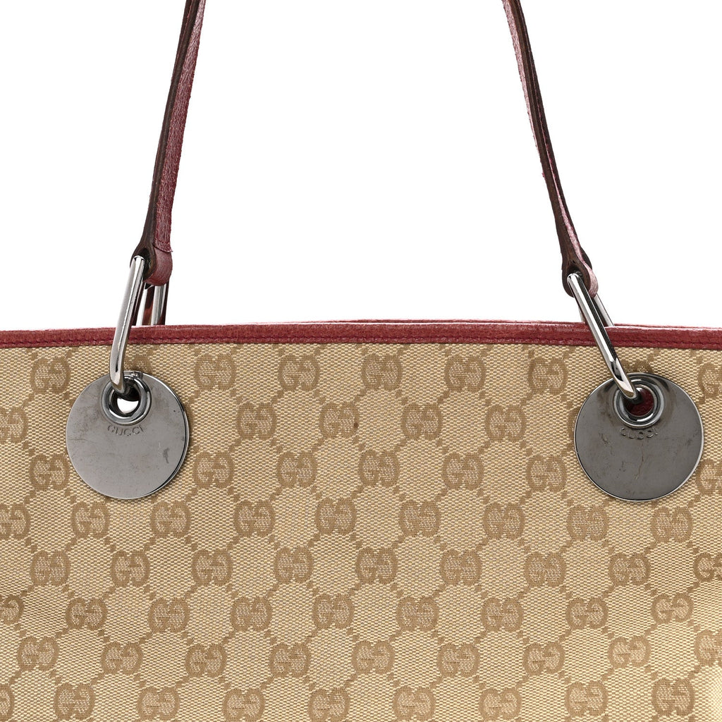 Monogram Large Eclipse Tote Red
