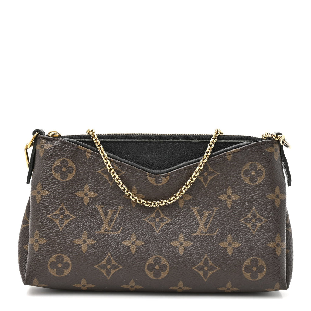 Monogram Pallas Clutch Black