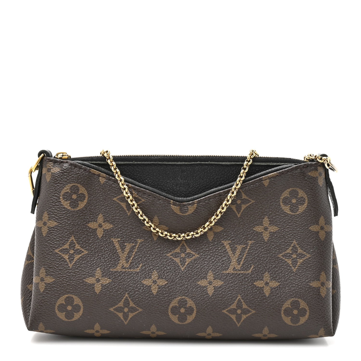 Monogram Pallas Clutch Black
