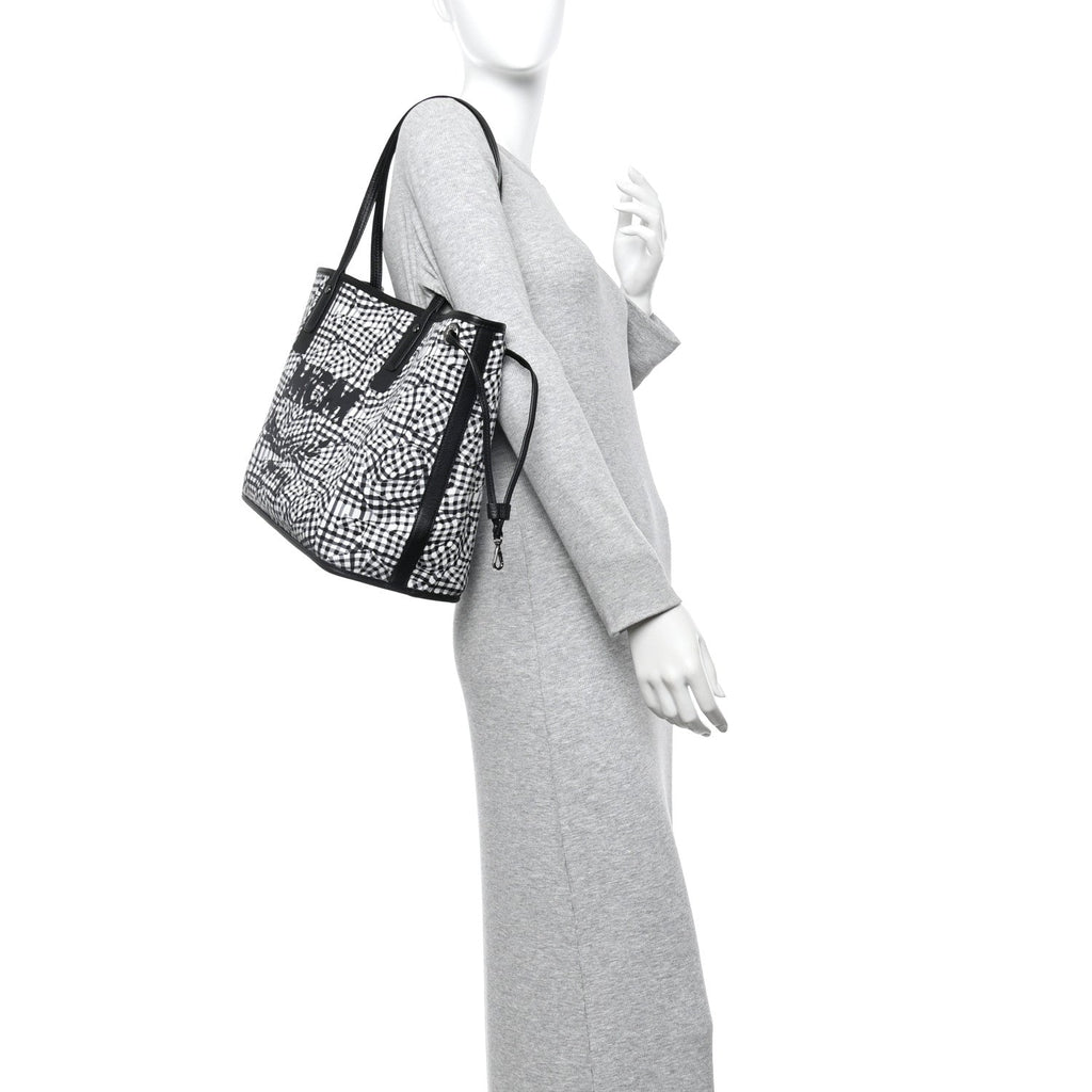 Visetos Medium Liz Reversible Shopper Tote Black