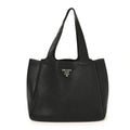 Vitello Daino Soft Large Dynamique Tote Black