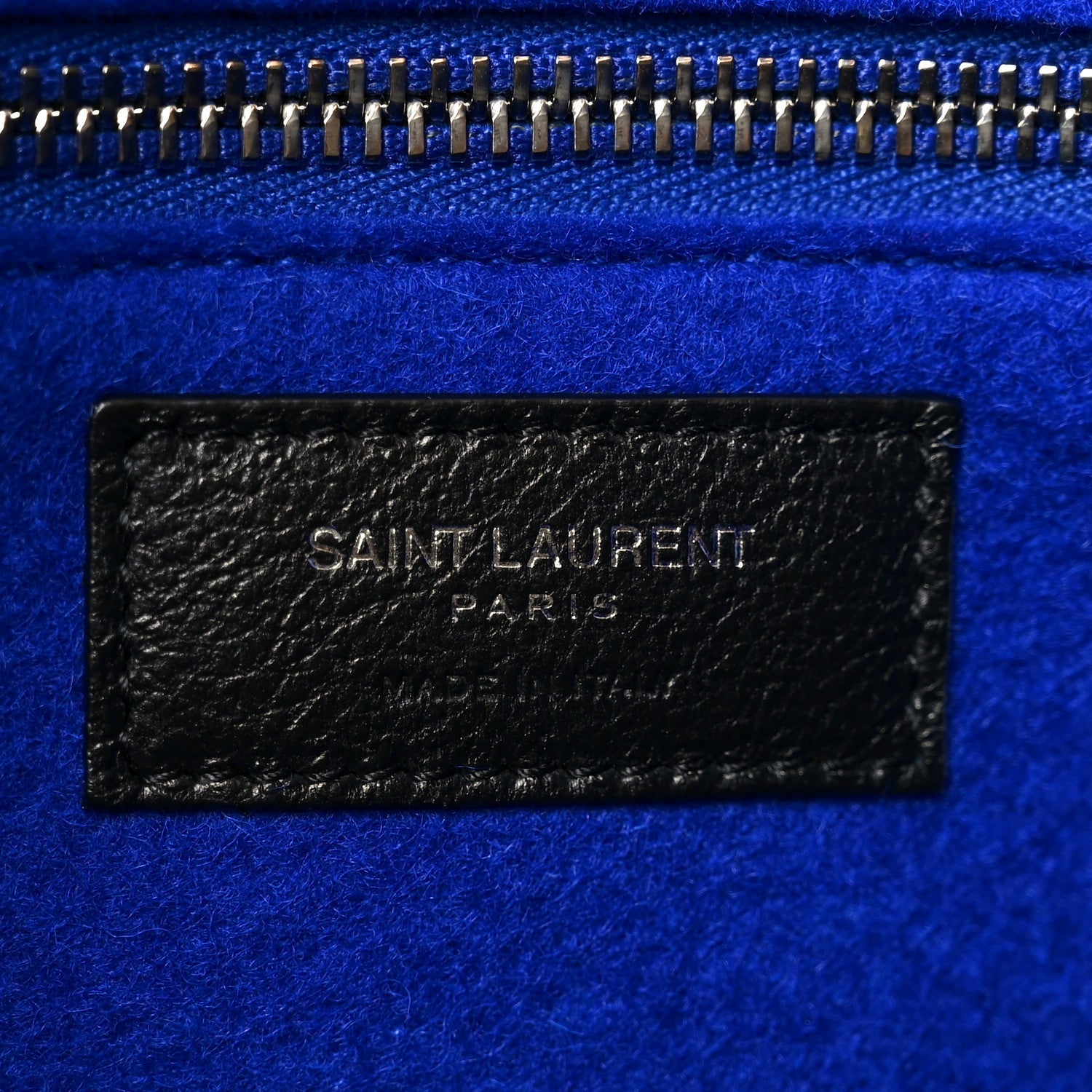 Wool Rive Gauche Tote Blue