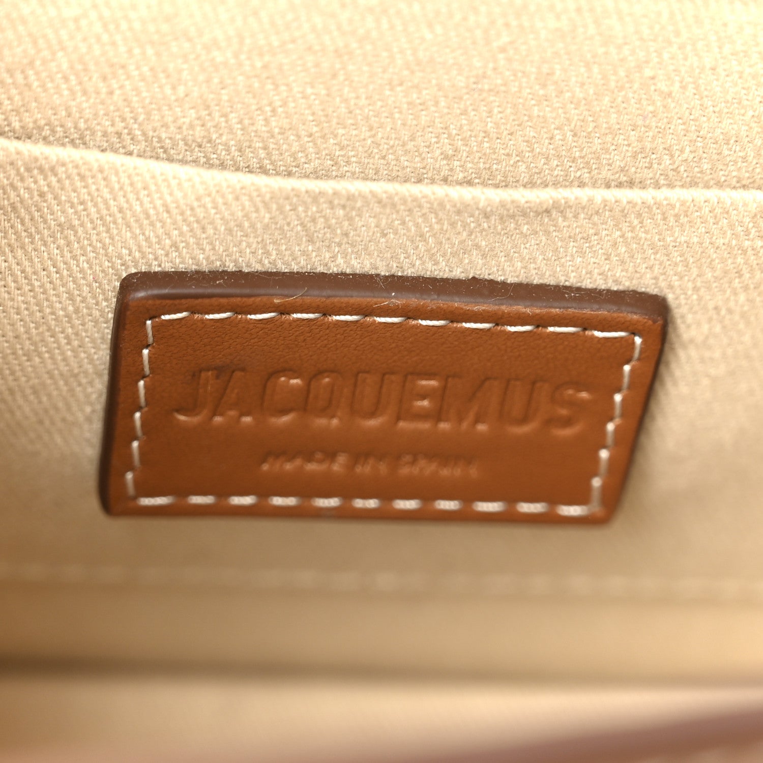 Smooth Calfskin Le Chiquito Noeud  Light Brown