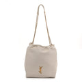 Lambskin Matelasse Monogram Medium Jamie 4.3 Pochon Crema Soft