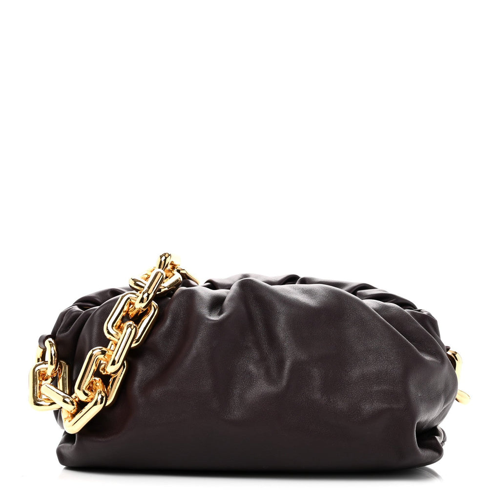 Calfskin The Pouch Chain Grape
