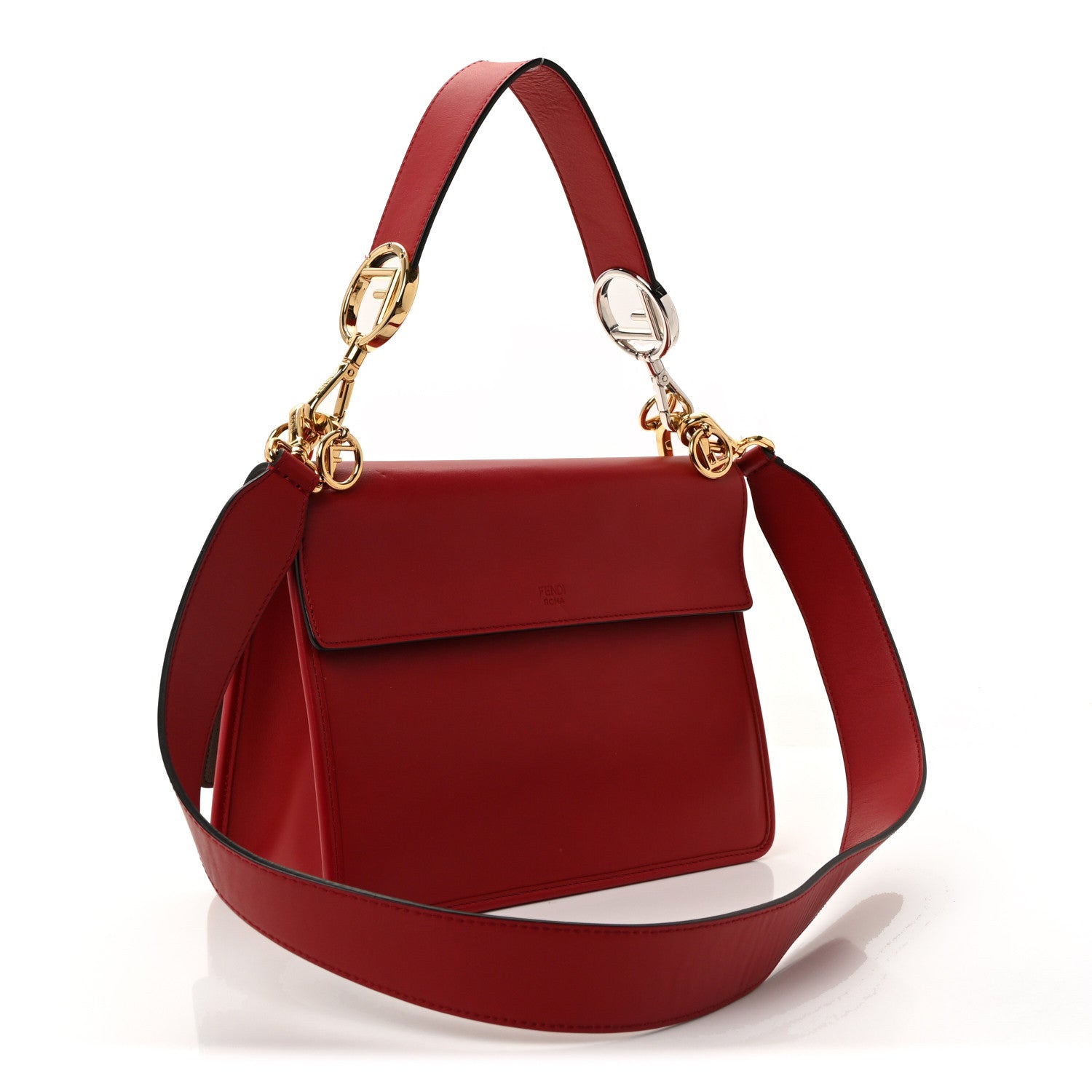 Vitello Century Opaco F is Fendi Kan I Shoulder Fragola