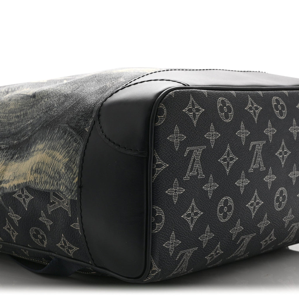 Savane Monogram Elephant Chapman Steamer Backpack Encre