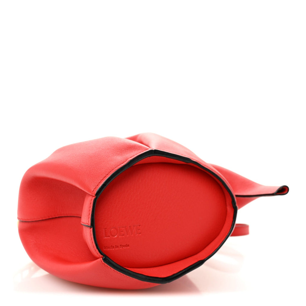 Calfskin Mini Elephant Crossbody Bag Scarlet Red