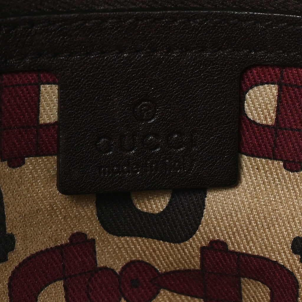 Guccissima Medium Hysteria Tote Brown