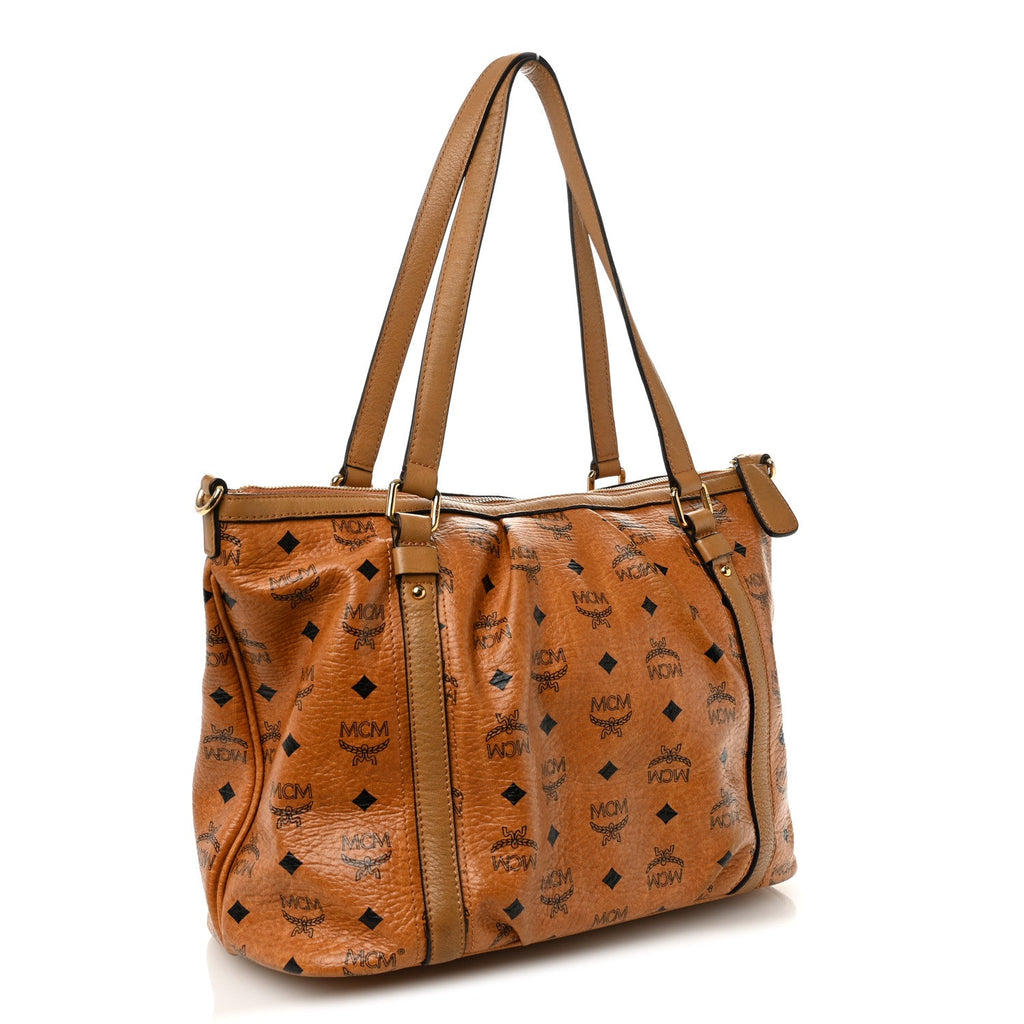 Visetos Medium Essentials Shopper Tote Cognac