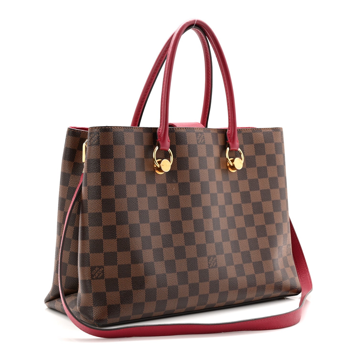 Damier Ebene LV Riverside Lie De Vin