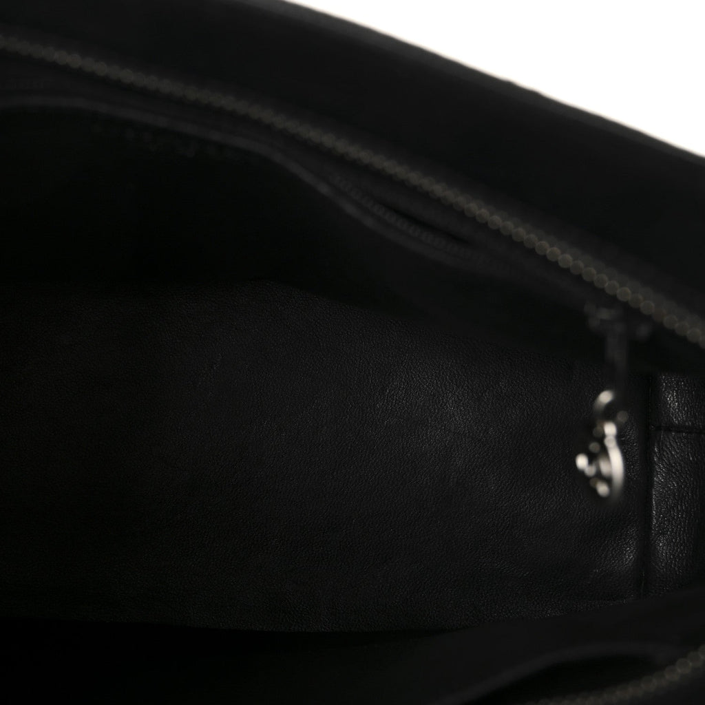 Caviar Quilted Medallion Tote Black