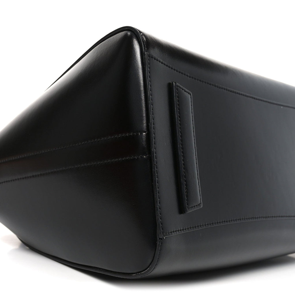Shiny Lord Calfskin Medium Antigona Black