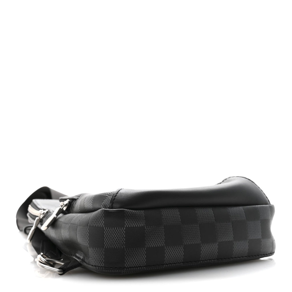 Damier Graphite Avenue Sling Bag Onyx Silver