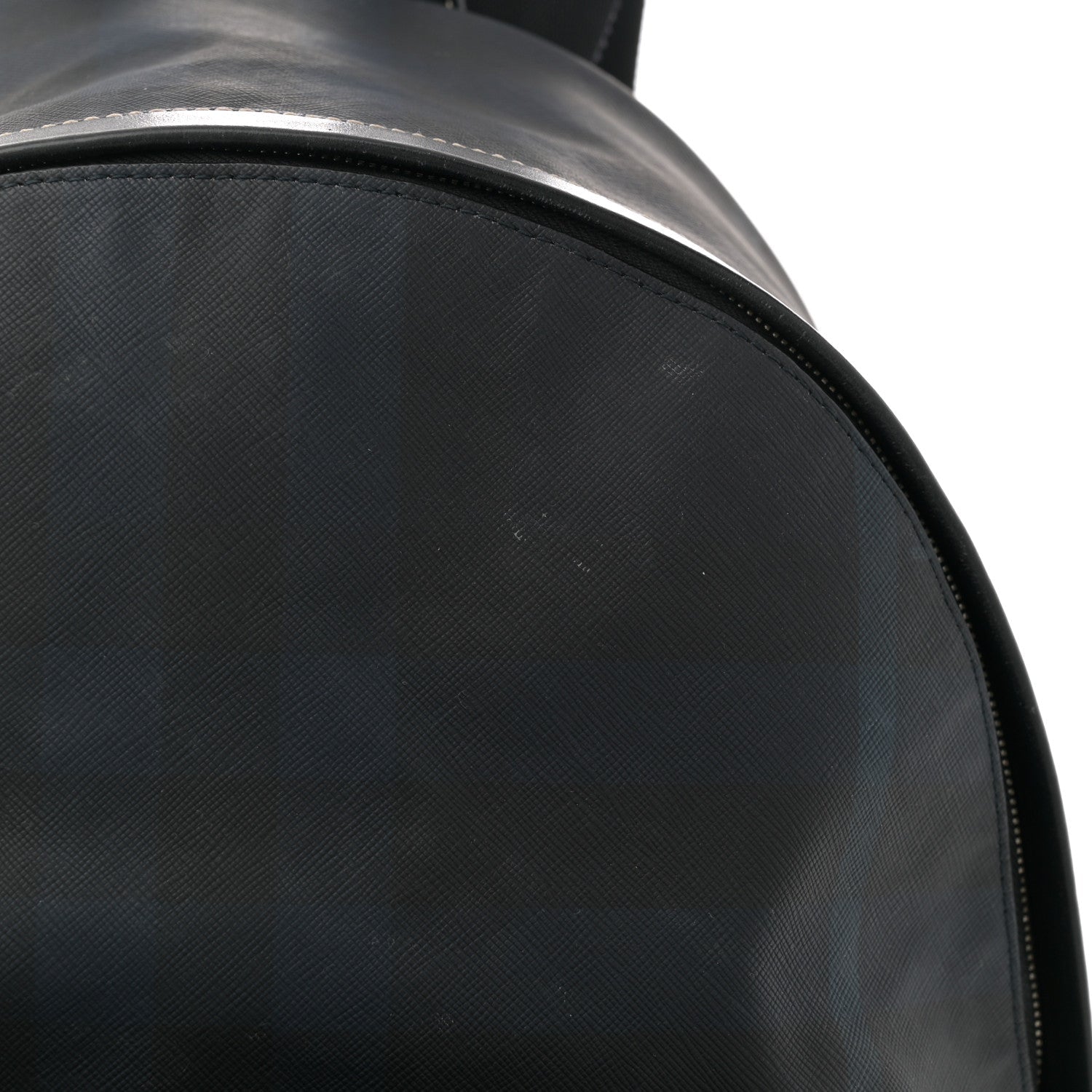E-Canvas Check Jett Backpack Navy Blue