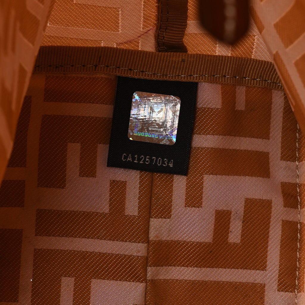 Zucca Roll Tote Beige Brown