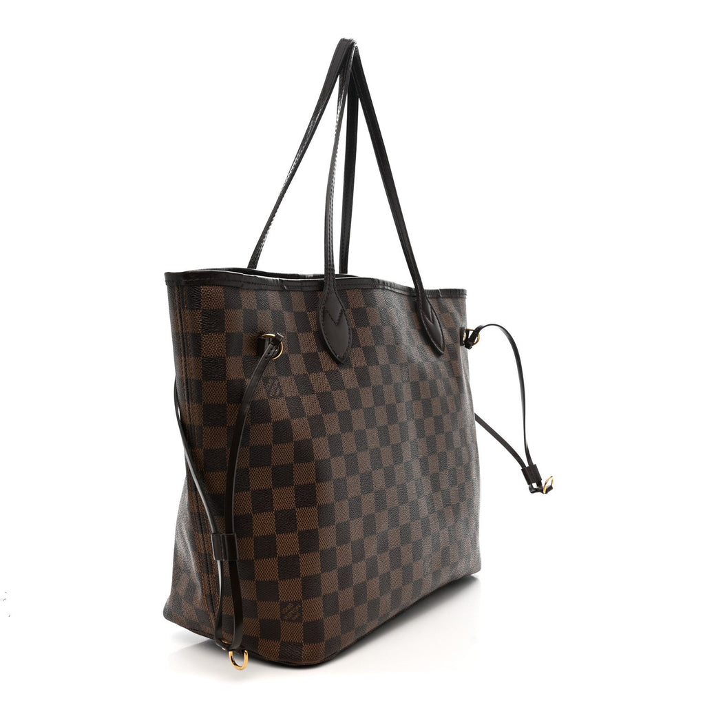 Damier Ebene Neo Neverfull MM Rose Ballerine
