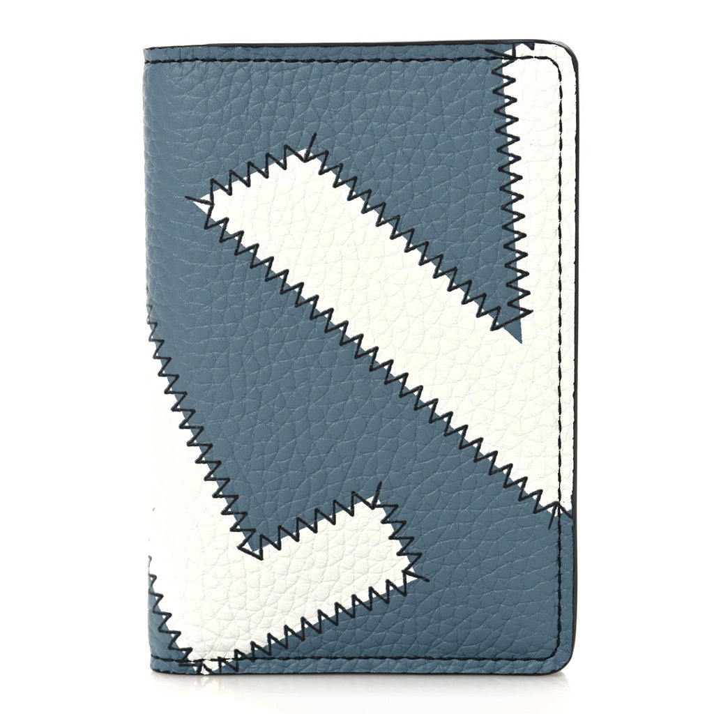 Taurillon Monogram Pocket Organizer NM Lime