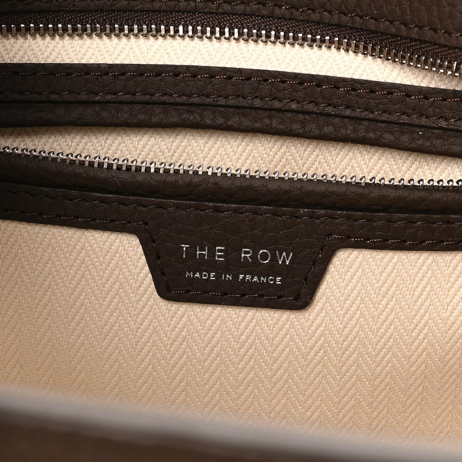 Matte Grained Calfskin Marlo 12 Tote Bag Dark Olive