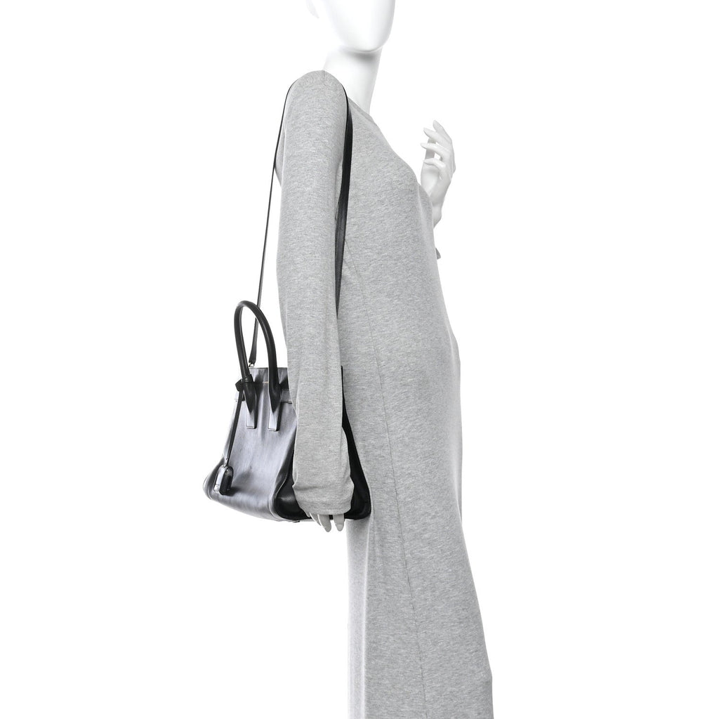 Calfskin Small Sac De Jour Black