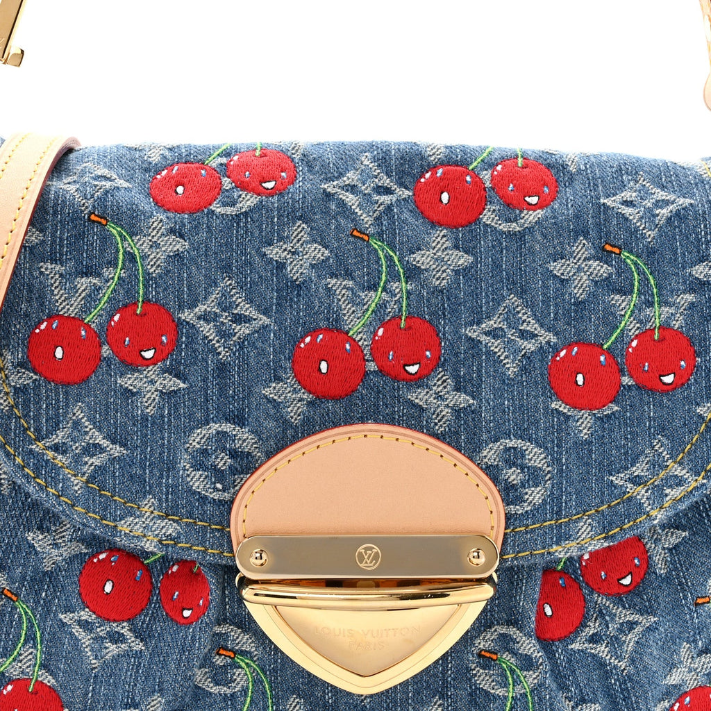 LV X TM Monogram Denim Cerises Sunset