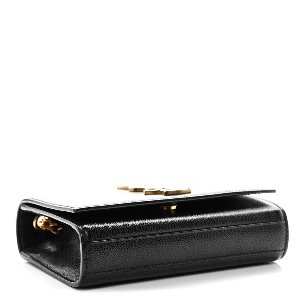 Grain De Poudre Small Monogram Kate Satchel Black