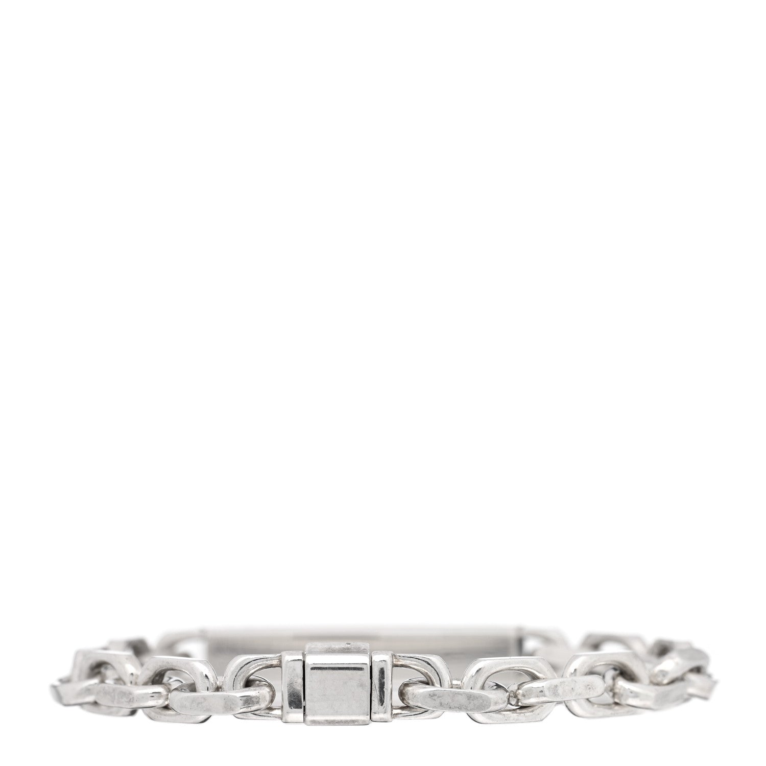 Sterling Silver 1837 Makers ID Chain Bracelet