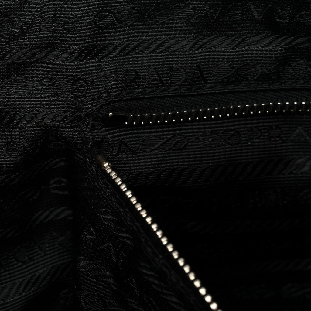 Nappa Pocket Satchel Black